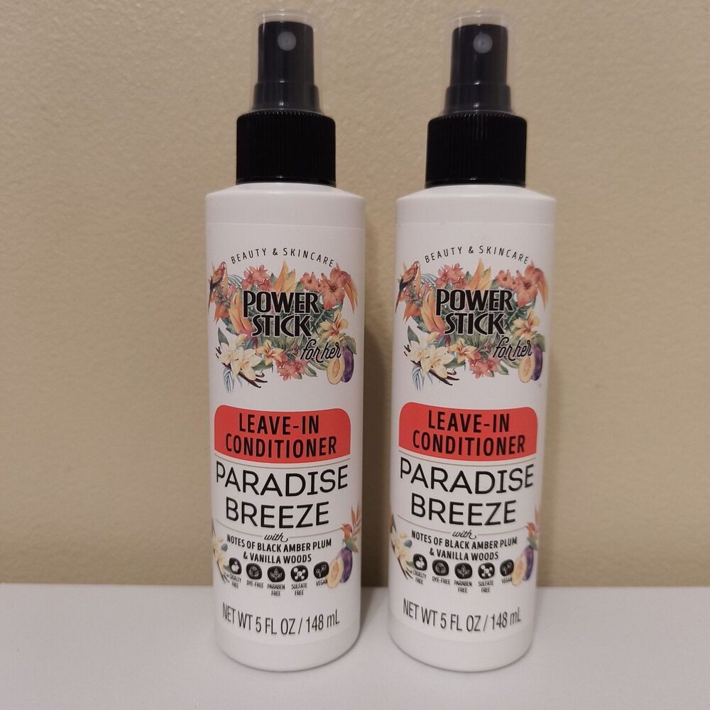 Power Stick For Her Paradise Breeze Leave-In Conditioner 5 fl oz 2 pack
